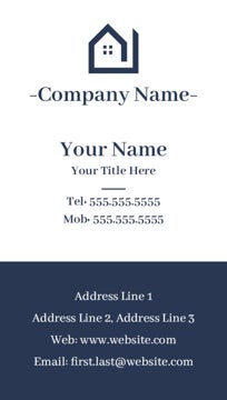Picture of Real Estate Business Card Magnet 13 - Vertical