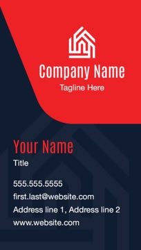 Picture of Real Estate Business Card Magnet 14 - Vertical