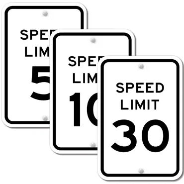 Picture for category Speed Limit Signs