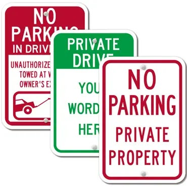 Picture for category Private Driveway Signs
