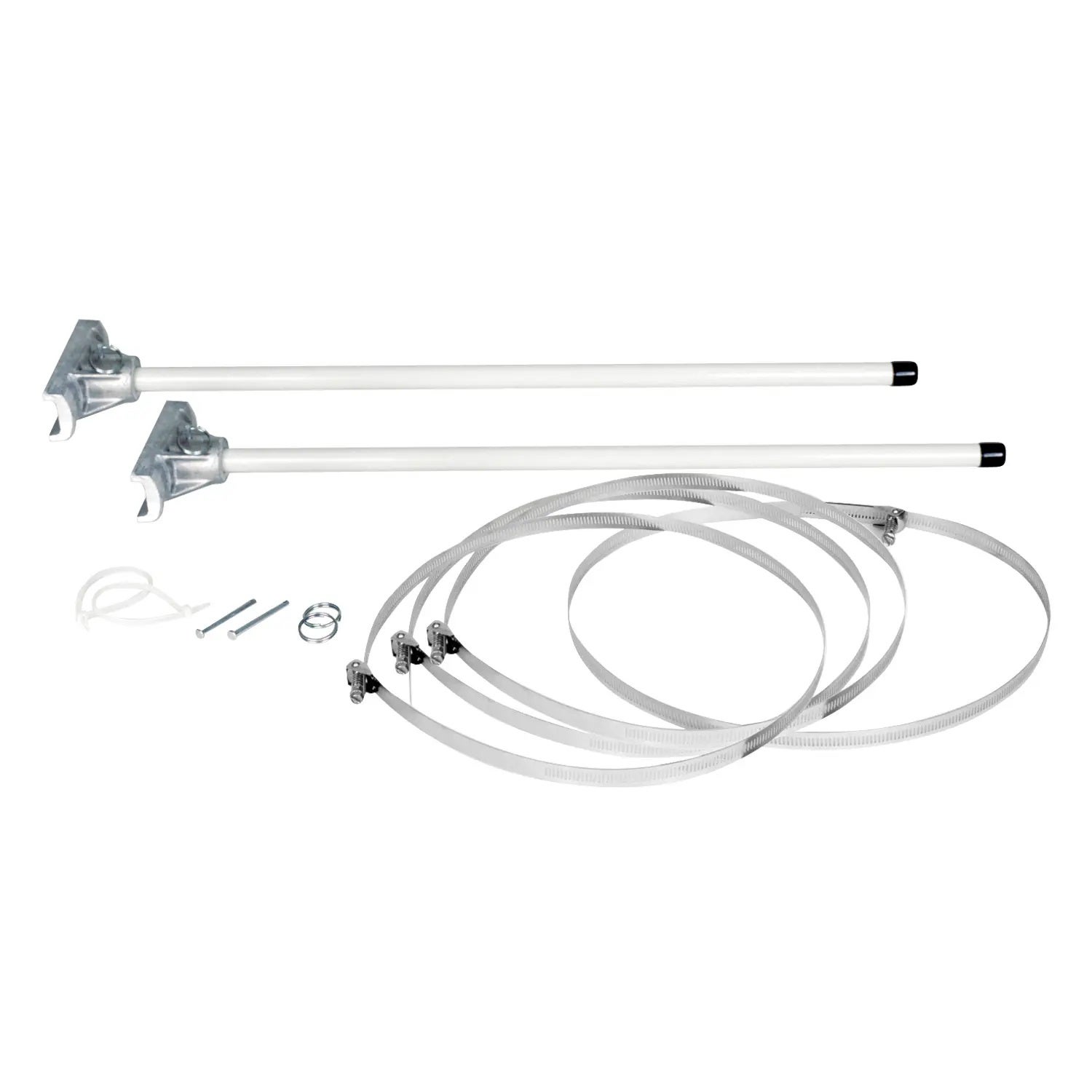<strong>Pole Banner Kit Includes:</Strong><br>• 2 Poles<br>• 2 Brackets<br>• Assembly Hardware