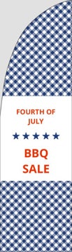 Picture of BBQ 6 - 7.5' Straight Flag