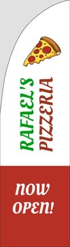Picture of Pizza - 7.5' Straight Flag