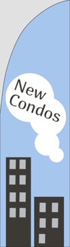 Picture of New Condos 3 - 7.5' Straight Flag