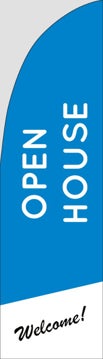 Picture of Open House 877527532 - 7.5' Straight Flag