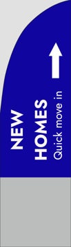 Picture of Real Estate-New Homes-02 - 7.5' Straight Flag