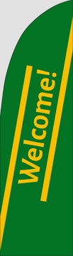 Picture of Welcome 3 - 7.5' Straight Flag