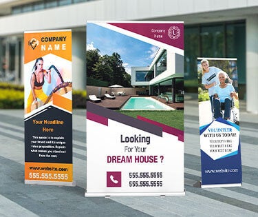 Retractable Banners & Pop-up Banners | Banners On The Cheap | 35% OFF