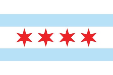 Picture of Chicago, IL Flag - 2x3