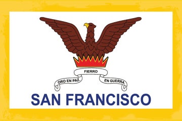 Picture of San Francisco, CA Flag - 2x3