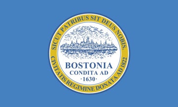 Picture of Boston, MA Flag - 3x5
