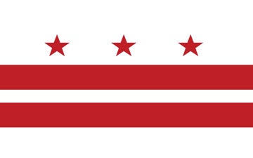 Picture of Washington, DC Flag - 5x8
