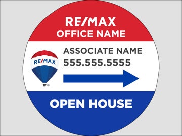 Picture of RE/MAX - Open House Agent Directional (circle)