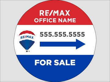 Picture of RE/MAX - For Sale Directional (circle)