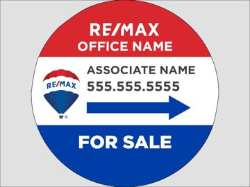 Picture of RE/MAX - For Sale Agent Directional (circle)