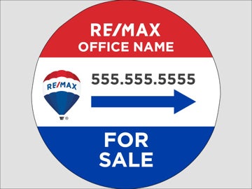 Picture of RE/MAX - Stacked For Sale (circle)