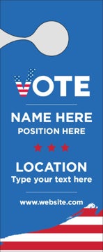 Picture of Political Door Hanger 4 - Small Door Hanger