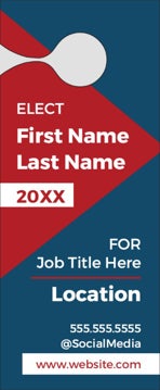 Picture of Political Door Hanger 6 - Small Door Hanger