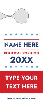 Picture of Political Door Hanger 9 - Small Door Hanger