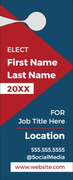 Picture of Political Door Hanger 6 - Large Door Hanger