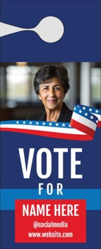 Picture of Political Door Hanger 10 - Large Door Hanger