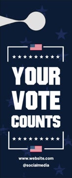 Picture of Political Door Hanger 12 - Large Door Hanger