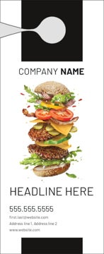 Picture of Food & Beverage 1 - Large Door Hanger