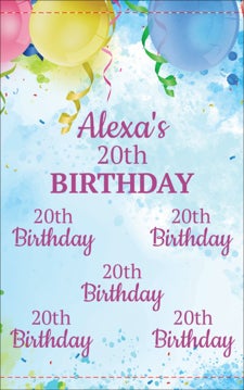 Picture of Birthday Backdrop 2 - 8ft x 5ft