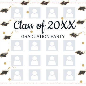 Picture of Graduation Backdrop 2 - 8ft x 8ft