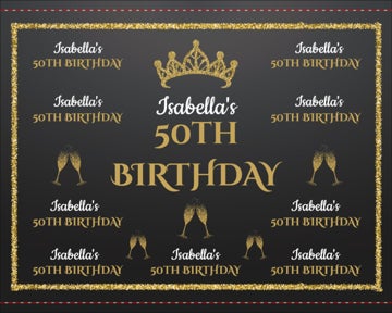 Picture of Birthday Backdrop 1 - 8ft x 10ft