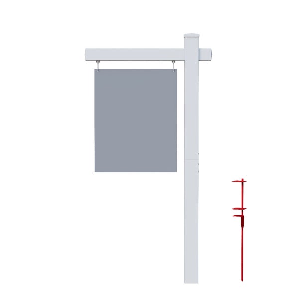 Vinyl Real Estate Post (2-Piece) Template Customization