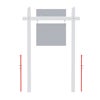 Picture of Double Aluminum Post