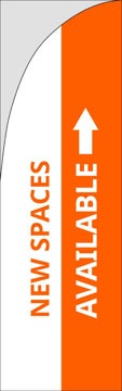 Picture of Office Space 3 - 7.5ft Straight Flag