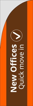 Picture of Office Space 6 - 7.5ft Straight Flag