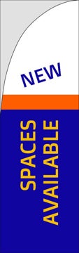 Picture of Office Space 8 - 7.5ft Straight Flag