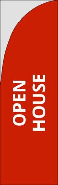 Picture of Open House 3 - 7.5ft Straight Flag