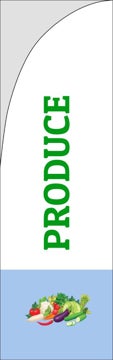 Picture of Produce - 7.5ft Straight Flag