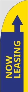Picture of Now Leasing 3 - 10ft Straight Flag