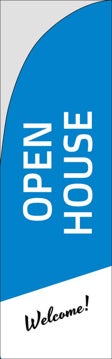 Picture of Open House 5 - 10ft Straight Flag
