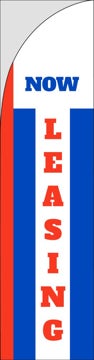 Picture of Now Leasing 4 - 13ft Straight Flag