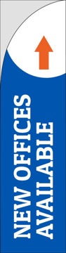Picture of Office Space 1 - 13ft Straight Flag