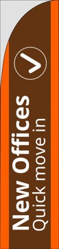 Picture of Office Space 6 - 15.5ft Straight Flag