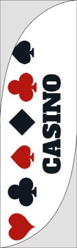 Picture of Casino 2 - 7.5ft Feather Flag