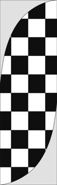 Picture of Checkered 877832150 - 7.5ft Feather Flag