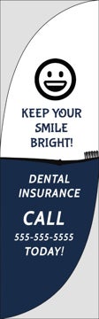 Picture of Dental Insurance - 7.5ft Feather Flag