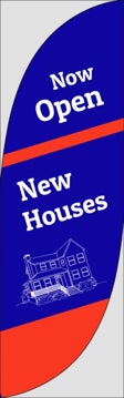 Picture of New Homes 2 - 10ft Feather Flag