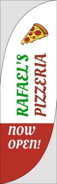 Picture of Pizza - 10ft Feather Flag