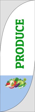 Picture of Produce - 10ft Feather Flag