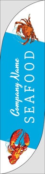 Picture of Seafood - 13ft Feather Flag