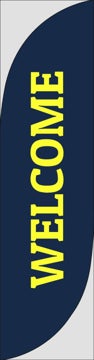 Picture of Welcome 1 - 13ft Feather Flag